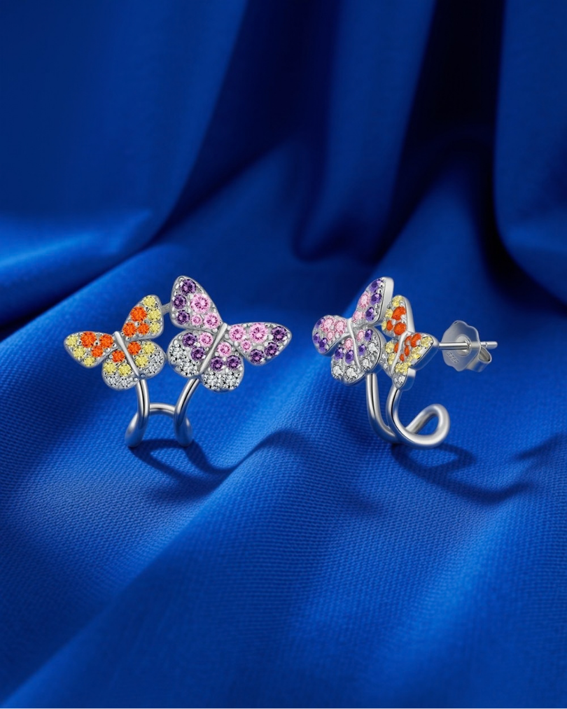The Kaleidoscope Butterfly Earrings 4258