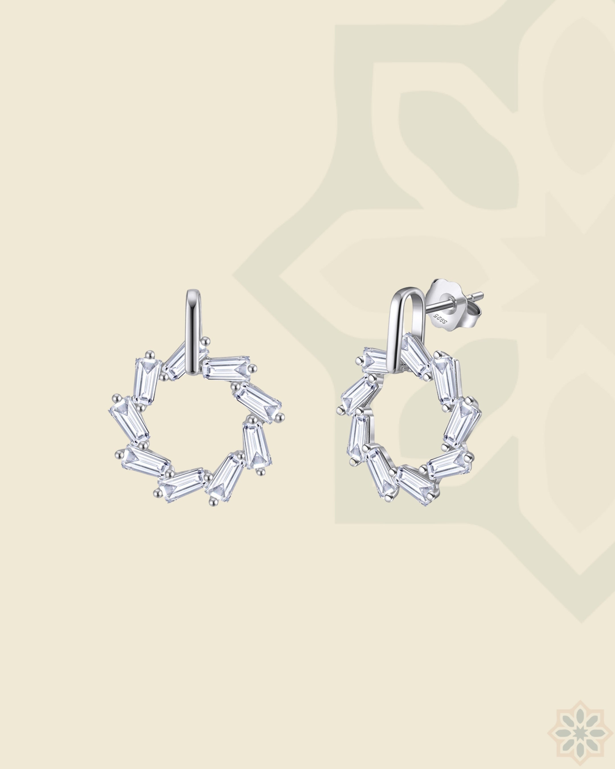 The Radiant Circle Earrings