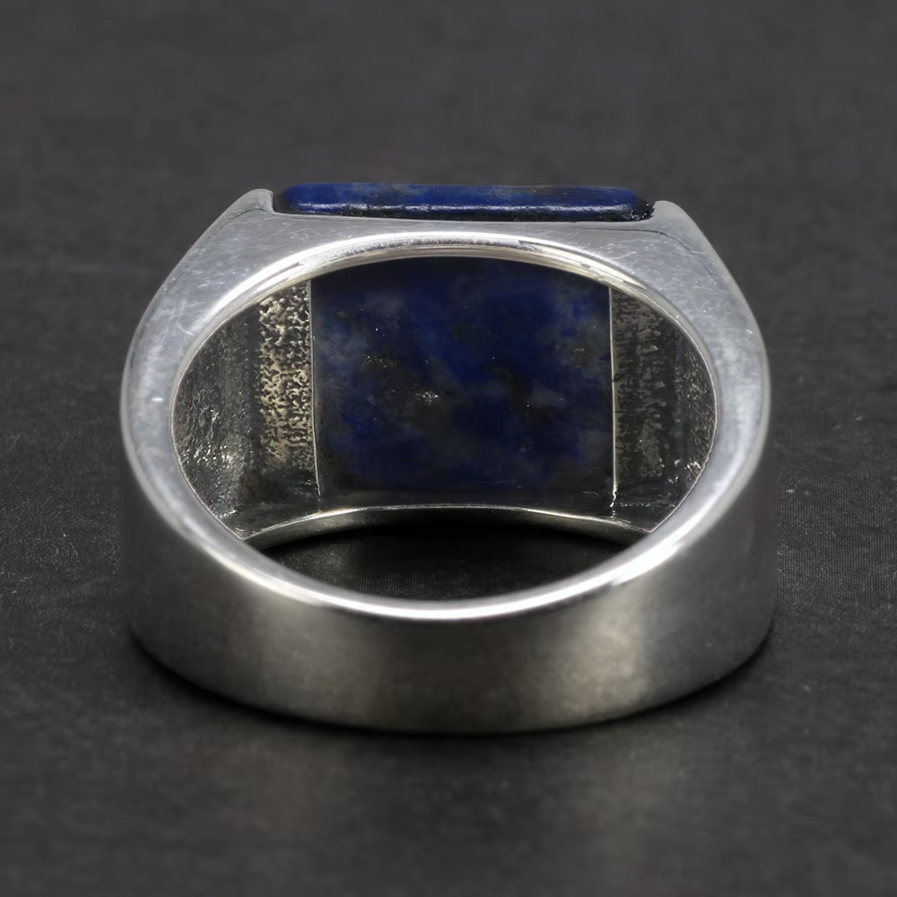 Lapis Edge Ring