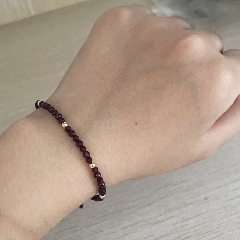Garnet Fire Bracelet