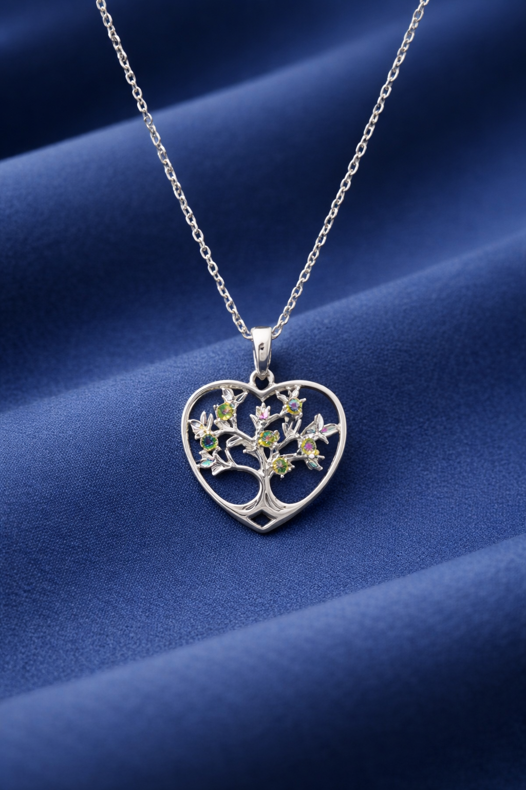 Golden Heart-Tree Necklace 6270