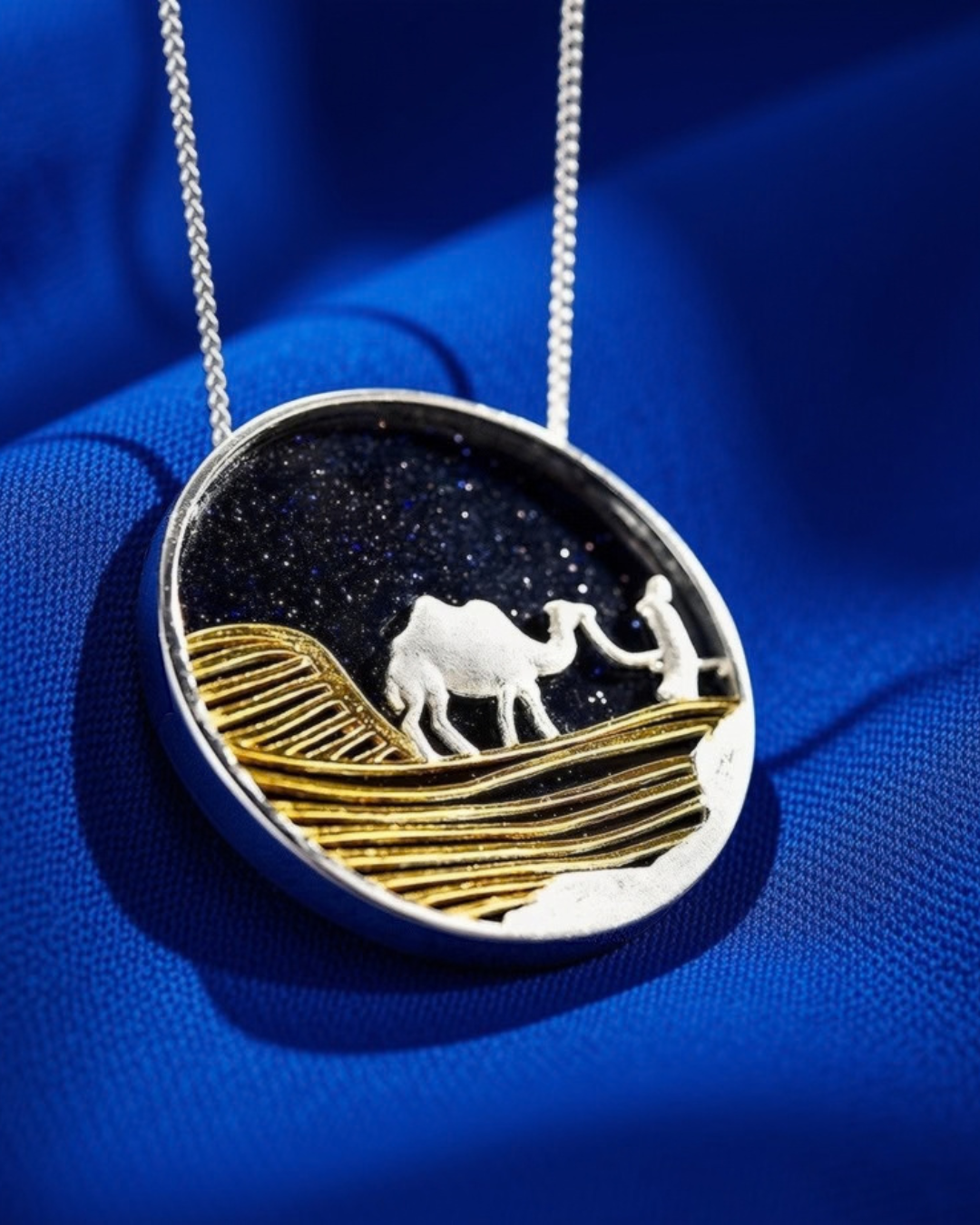 Desert Caravan Night Necklace 6313  ﻗﻼدة