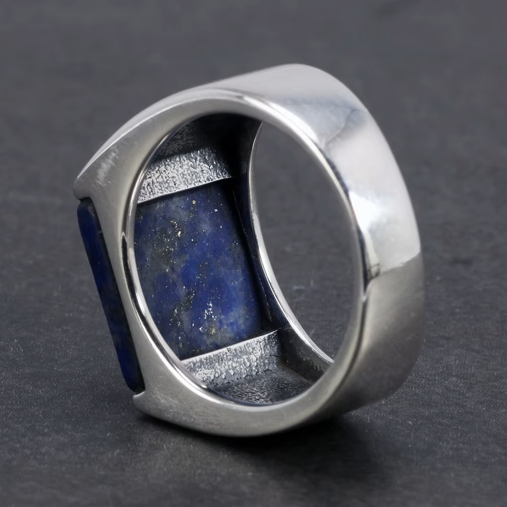 Lapis Edge Ring