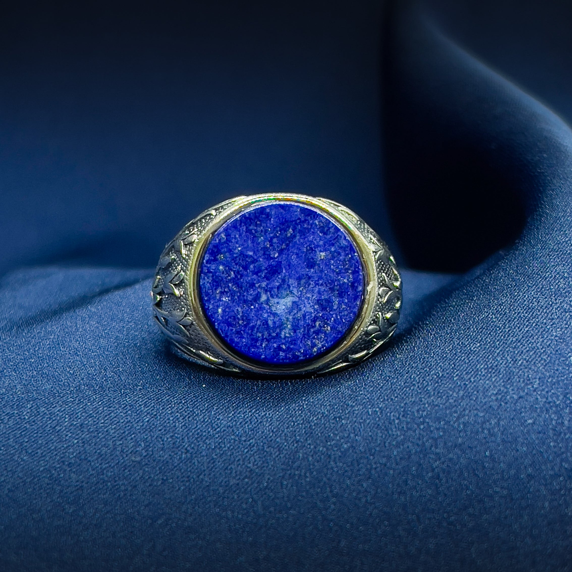 Lapis Crest Ring