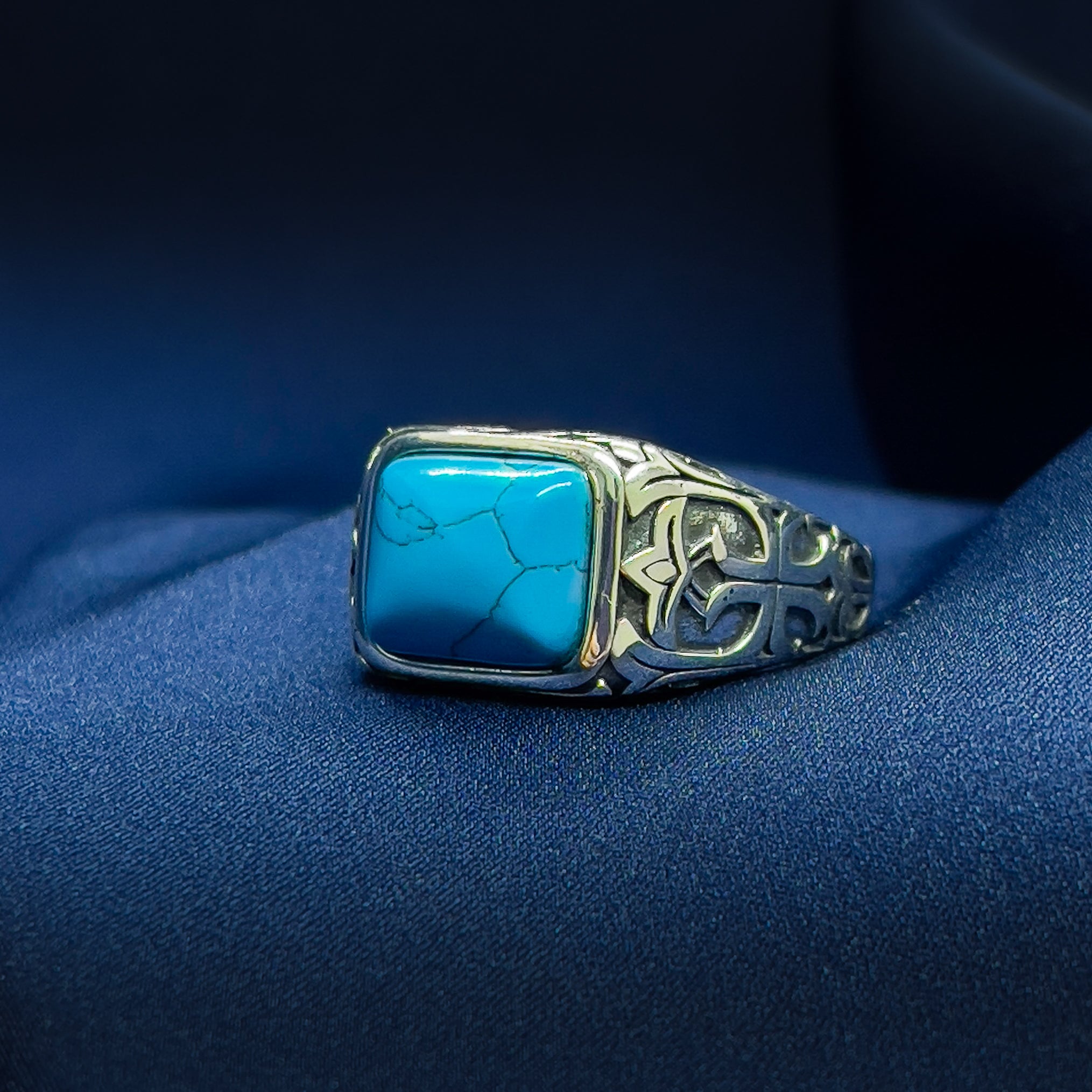 Turquoise Edge Ring