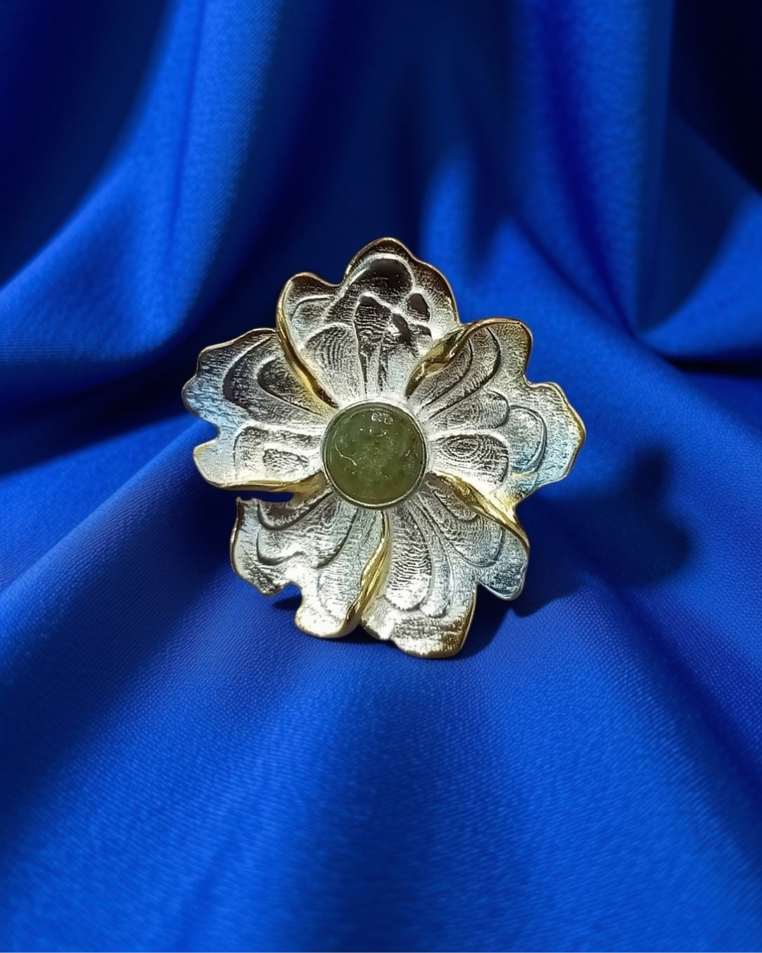 Blooming Peony Brooch – Green Tourmaline 88133 دﺑﻮس ﺑﺮوش