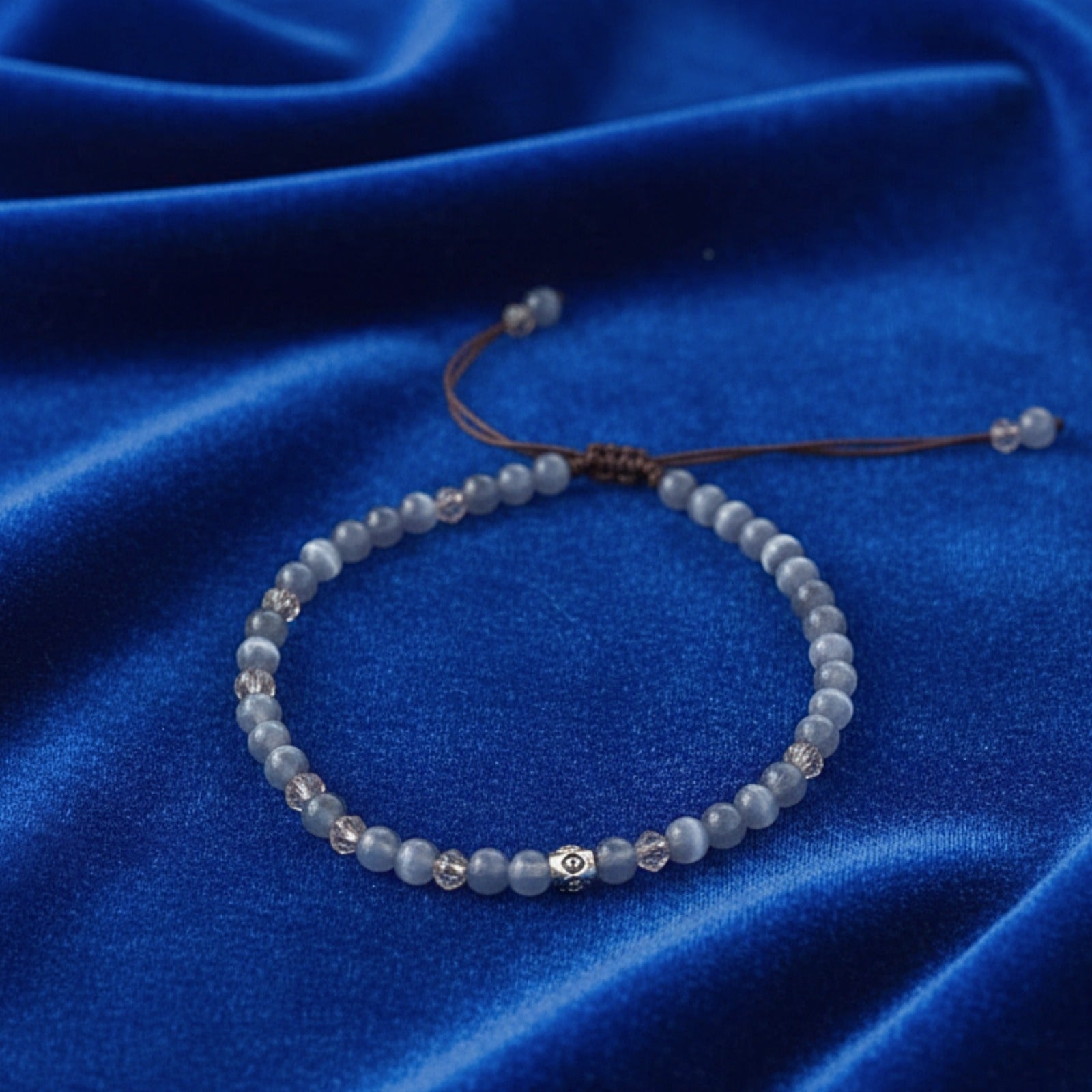 Beads Bracelet with Cat’s Eye Stone
