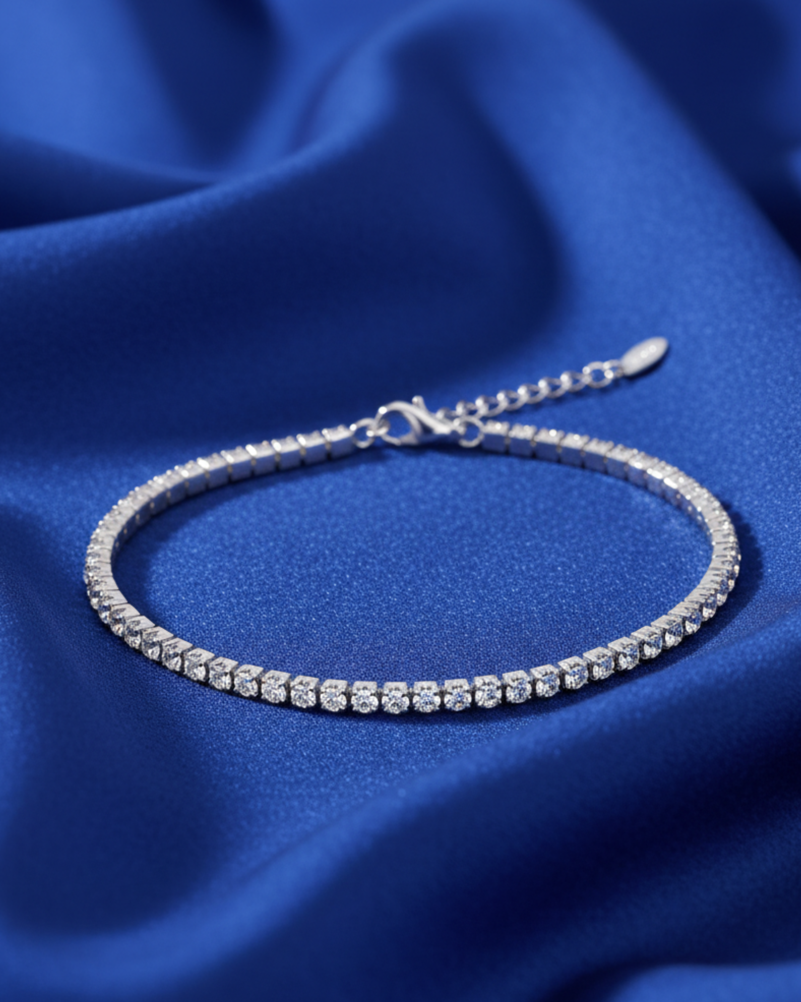 Crystal tennis bracelet