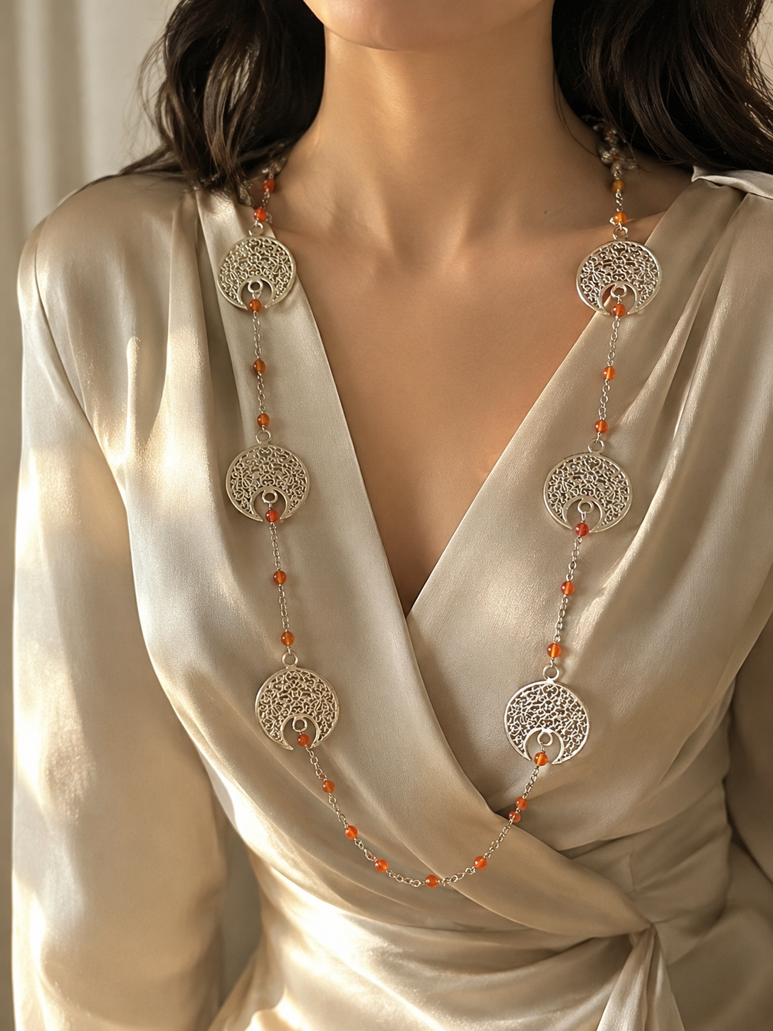 The Earthly Moon Necklace