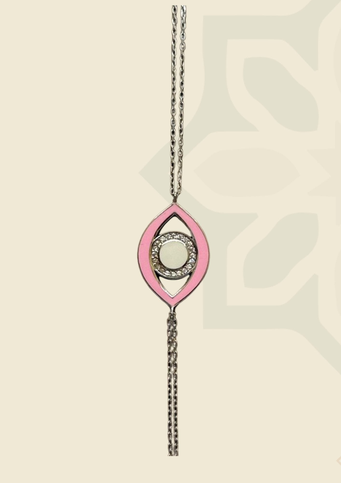 Evil Eye Pink Double Bracelet