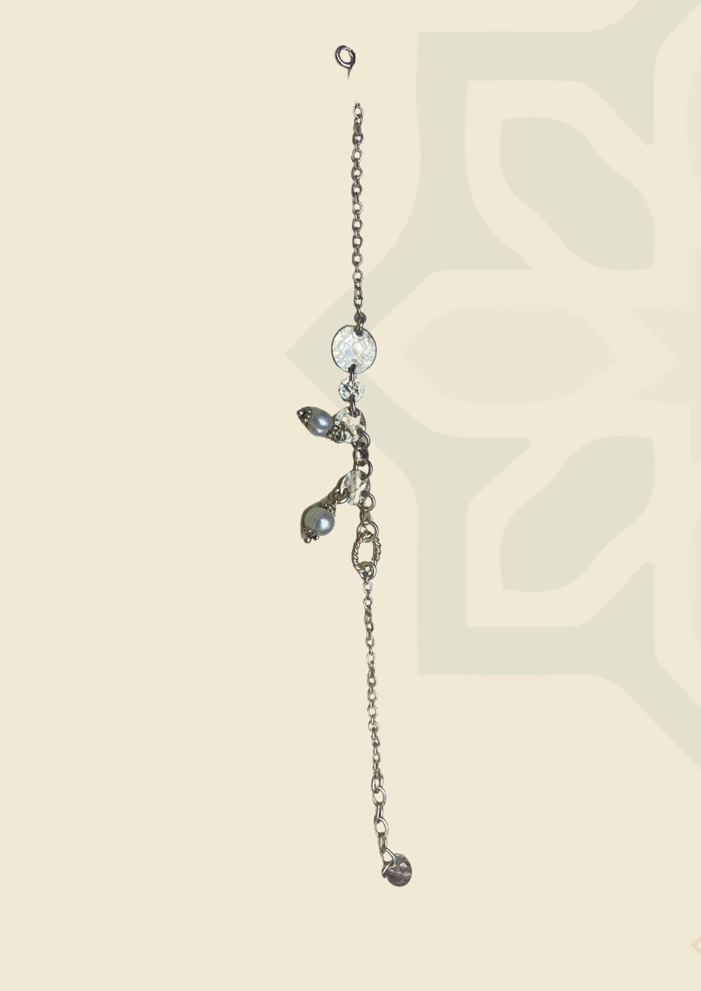 Lightning Bracelet with Pearls