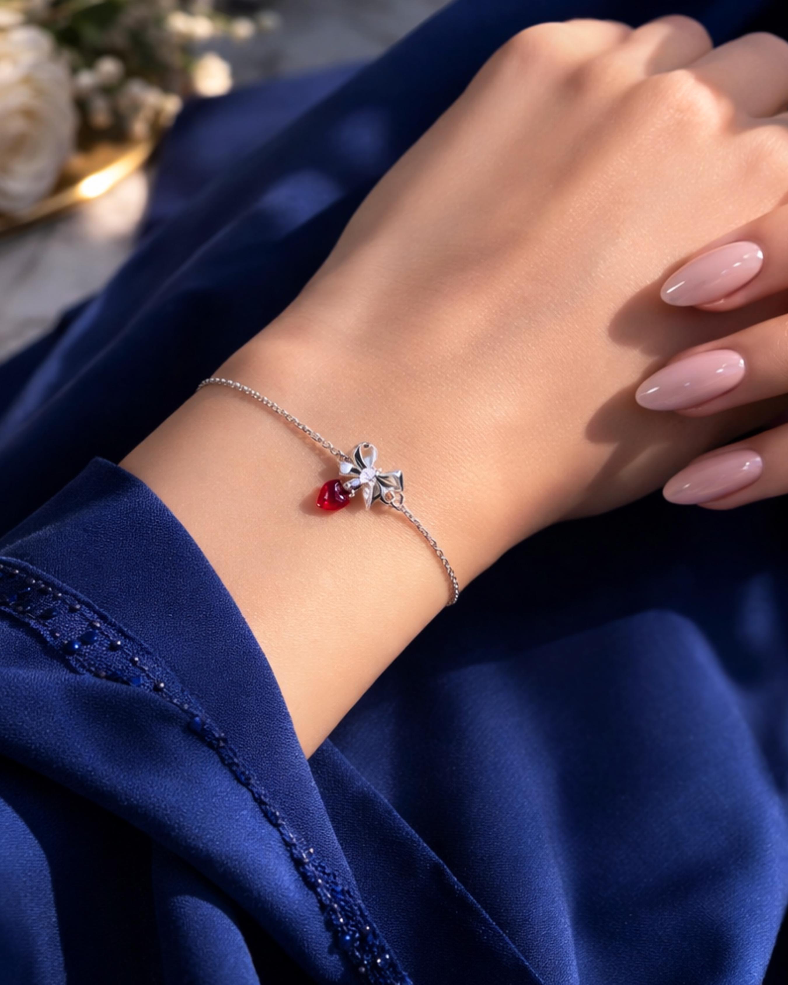 The "Scarlet Bow" Bracelet 3204