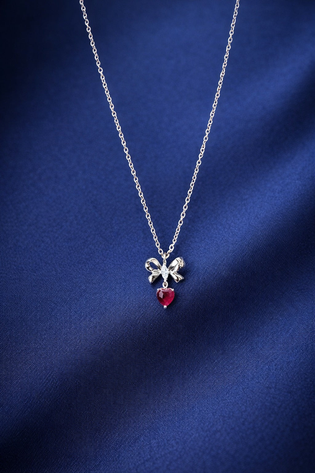 The "Scarlet Bow"  Necklace 6268