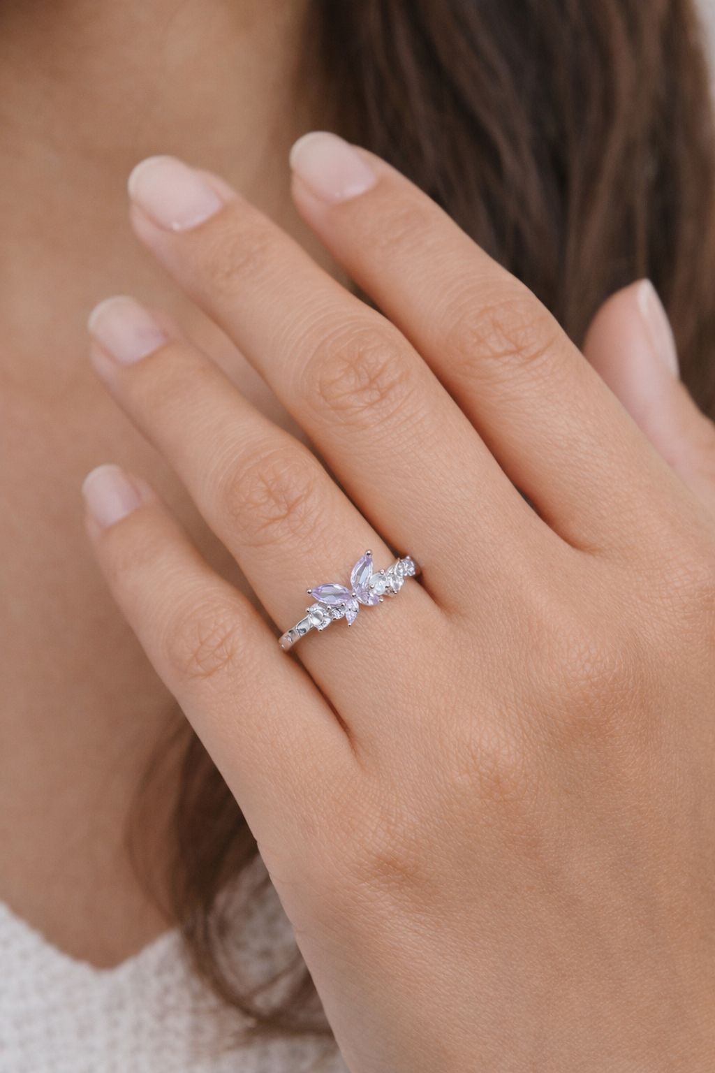 The Fluttering Garden Purple Ring 7379