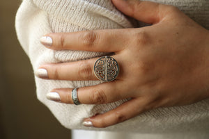 Framless "Allah is the Best Protector" Ring