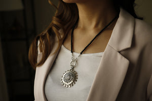 " Allah Hafez" Sun-Shaped Pendant