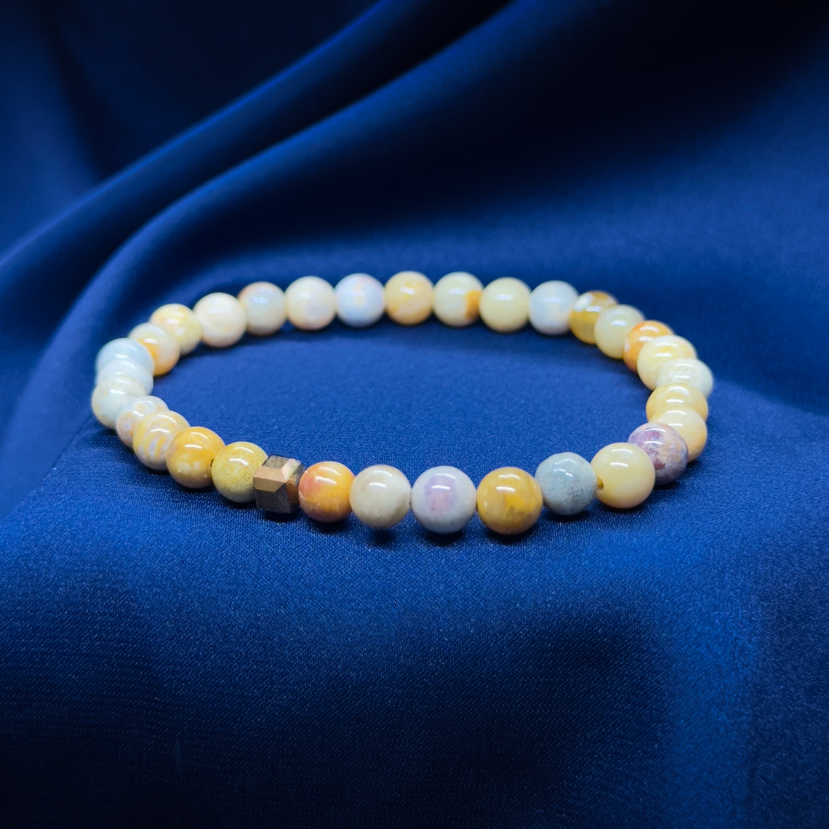 Small Natural Beads Elastic Bracelet
