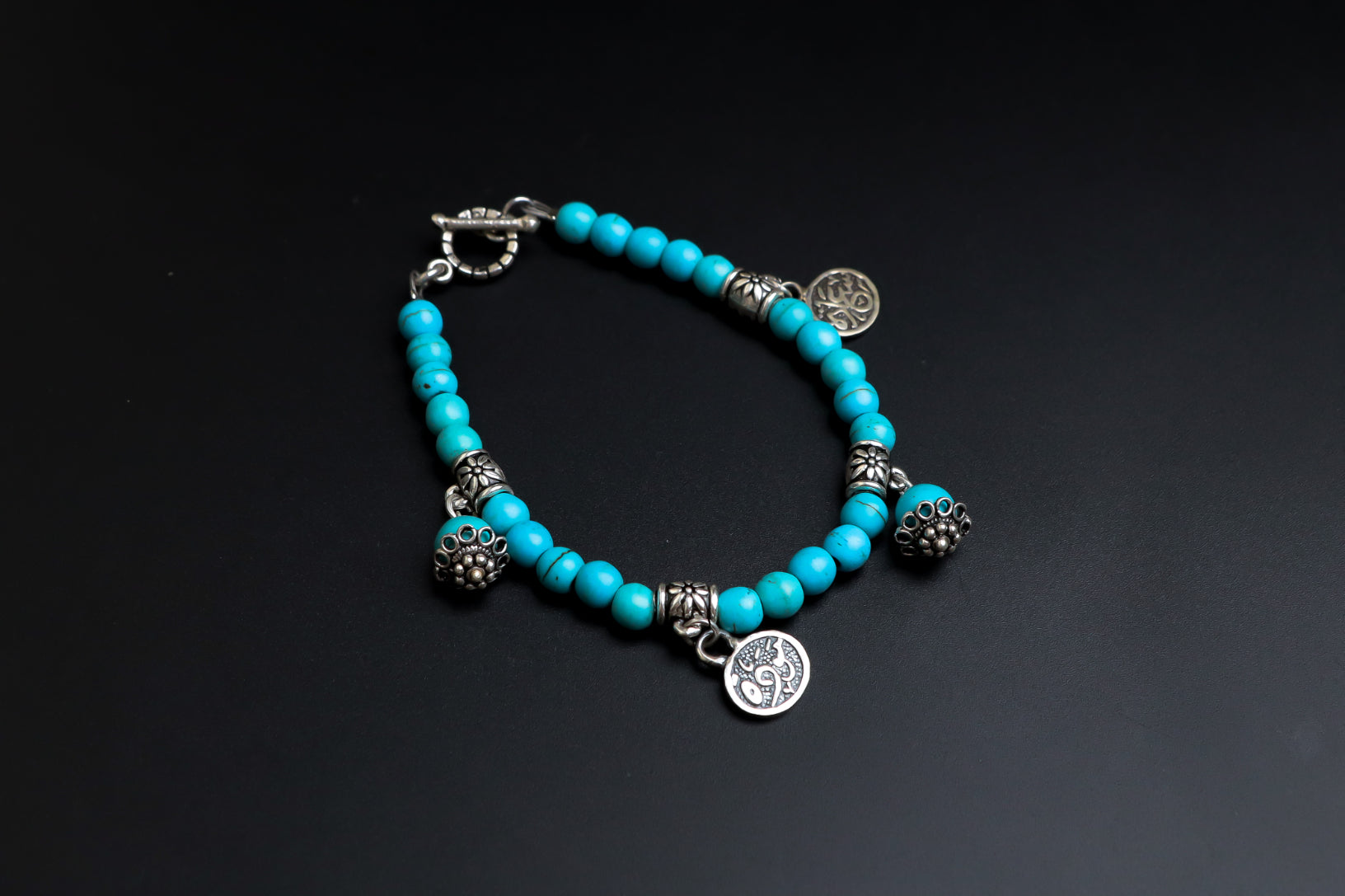 "Affection & Happiness" Turquoise Bracelet