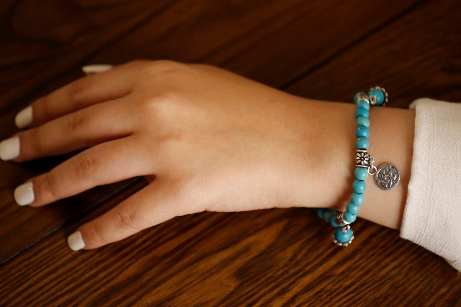 "Affection & Happiness" Turquoise Bracelet