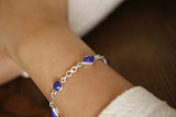 6 Blue Stones Bracelet