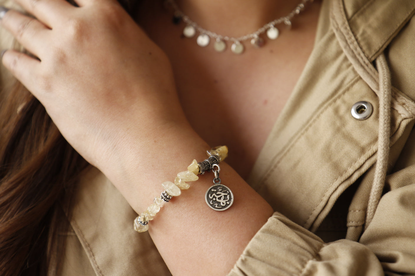 "Joy" Citrine Stone Bracelet