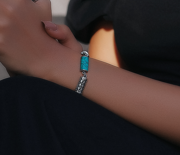 Turquoise Train Bracelet