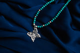 Butterfly Chain with Turquoise Stones 