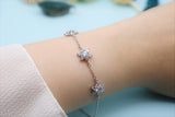 Silver Bracelet - Three stars