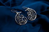 Oriental Silver Embillished Earring