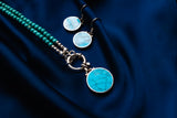 Round Turquoise earring