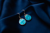 Round Turquoise earring