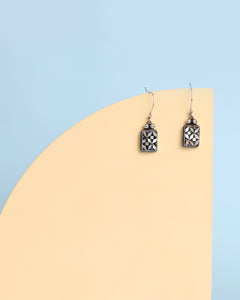 Rectangular Seashell Earring