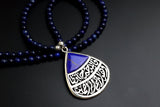 "Allah Hafez" Car Pendant / Blue Navy