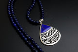 "Allah Hafez" Car Pendant / Blue Navy