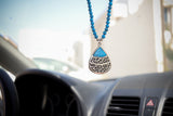 "Allah Hafez" Car Pendant / Turquoise