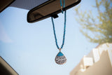 "Allah Hafez" Car Pendant / Turquoise