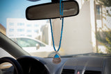 "Allah Hafez" Car Pendant / Turquoise