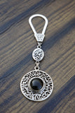 Ease Key Chain (Black agate)