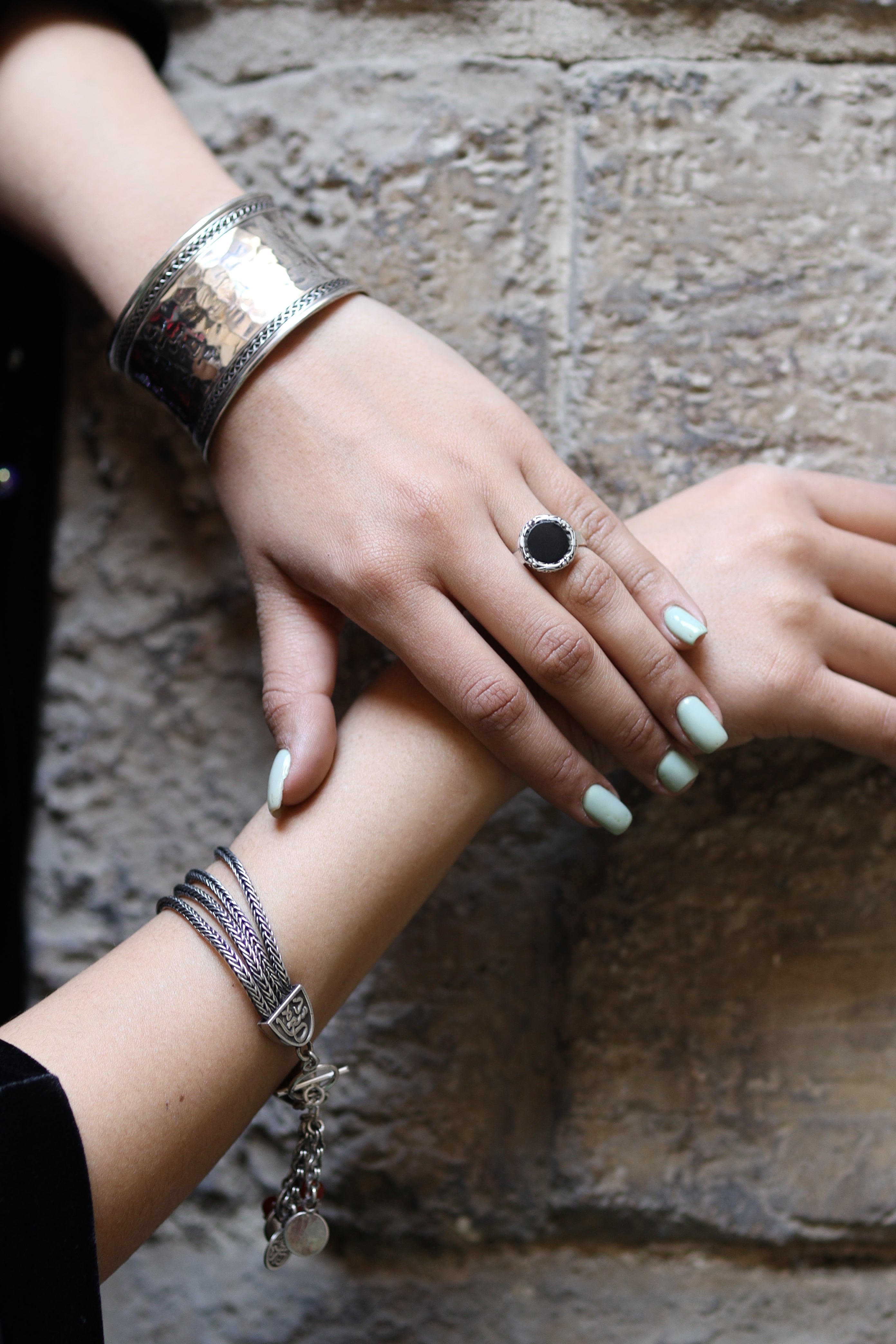 Black Stone Ring
