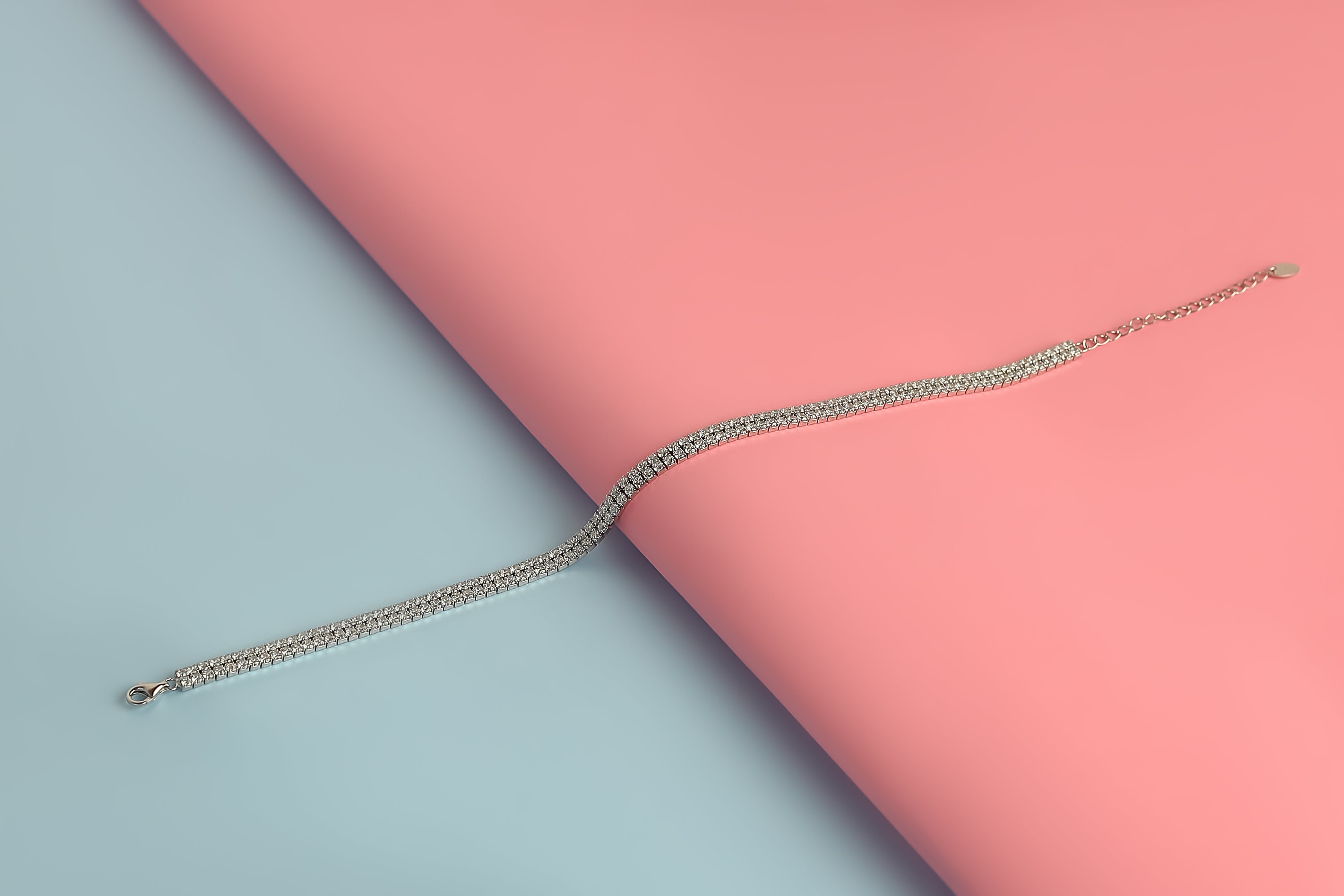 Two Crystal Layers Anklet